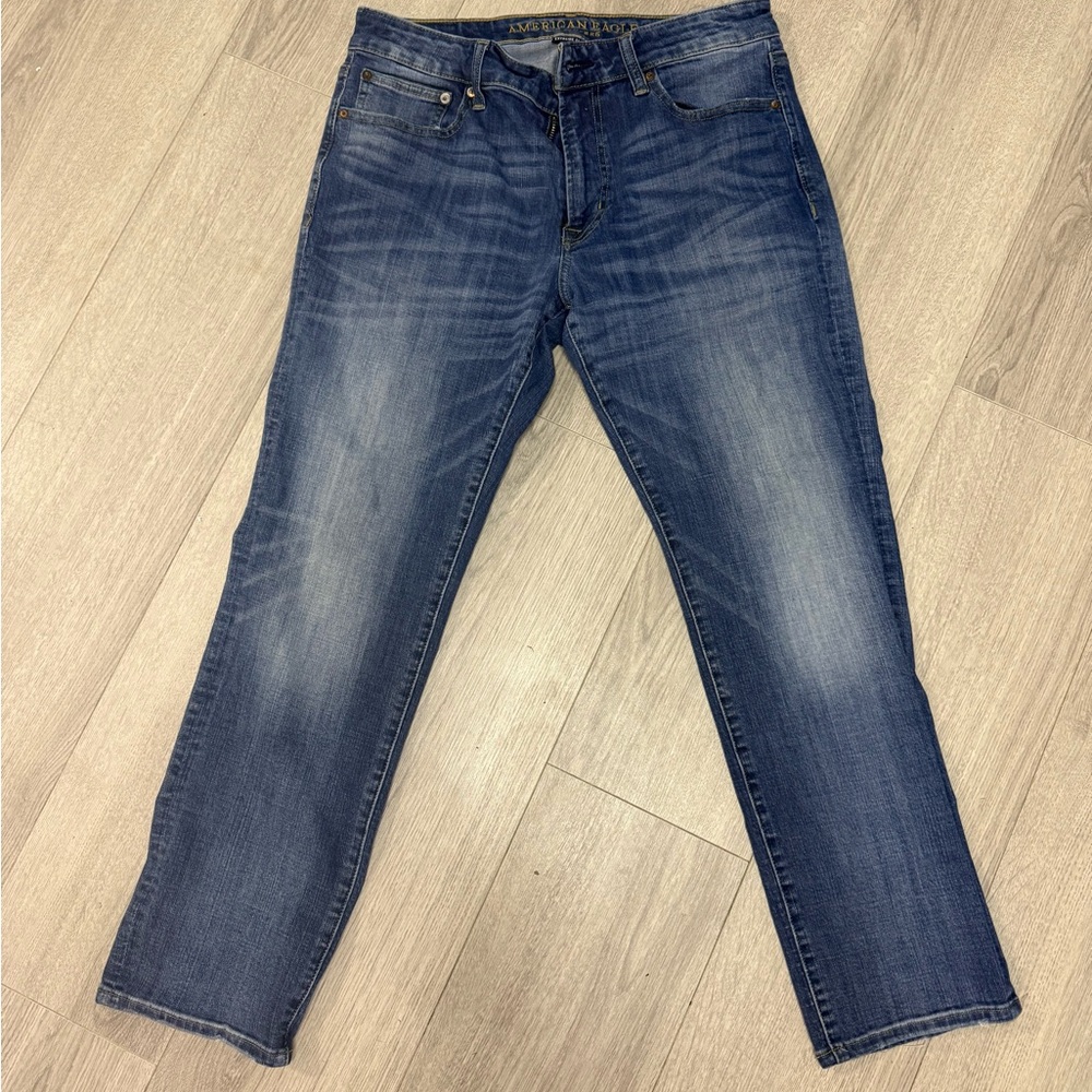 American Eagle Outfitters Men's Extreme Flex 4 Slim Straight 33x30